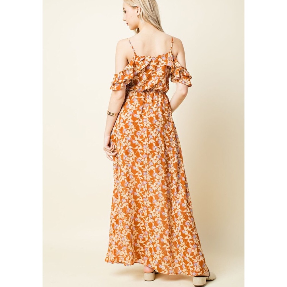 Spaghetti Strap Floral Maxi Dress - Picture 3 of 6